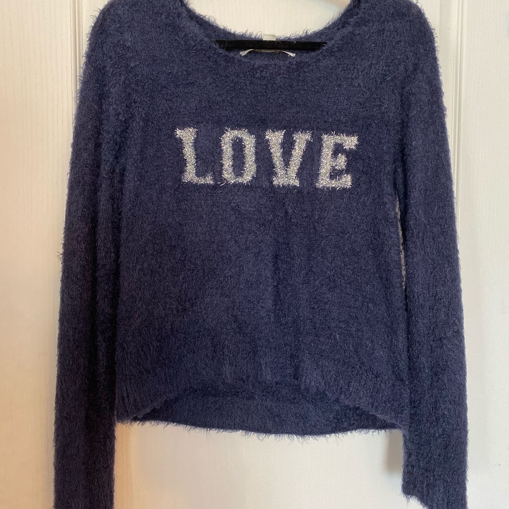 Lauren Conrad plush sweater Small